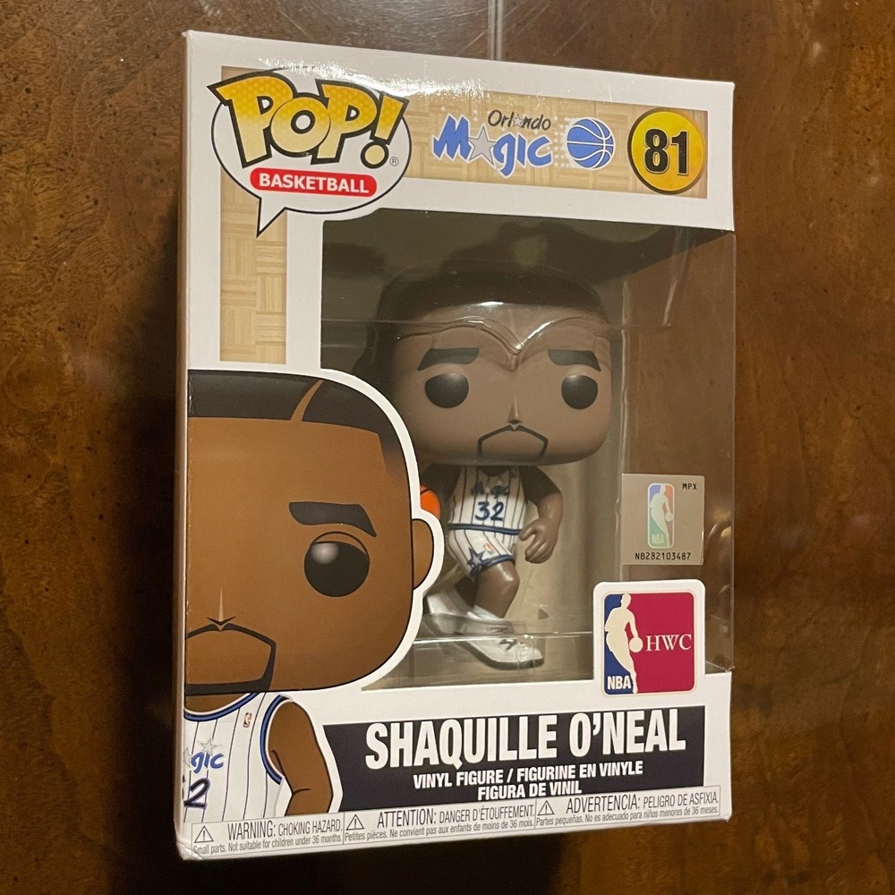 Funko Pop Basketball Orlando Magic Shaquille ONeal 81 Hardwood Classics NBA Shaq